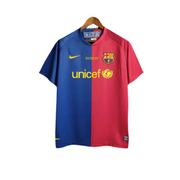 FC Barcelone - Maillot Rétro 08/09 - Bleu, Rouge