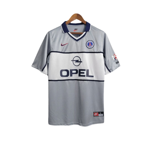 Paris Saint Germain ( PSG )  - Maillot Rétro 2000 - Gris