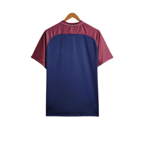 Paris Saint Germain ( PSG ) - Maillot Rétro 17/18 - Bleu