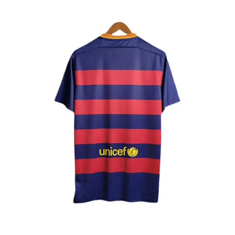 FC Barcelone - Maillot Rétro 15/16 - Bleu, Rouge