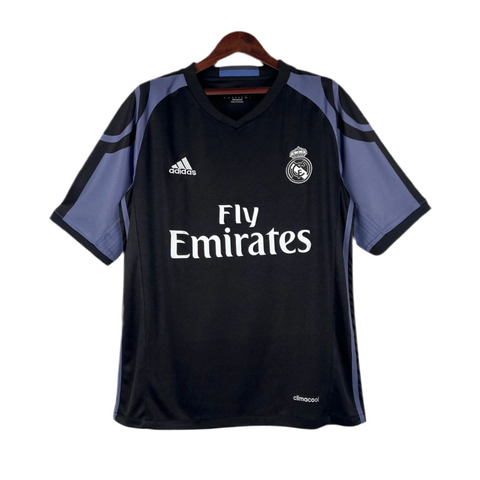 Real Madrid - Maillot Rétro extérieur 2016/2017 - Noir, Violet