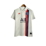 Paris Saint Germain ( PSG ) - Maillot Rétro 19/20 - Blanc
