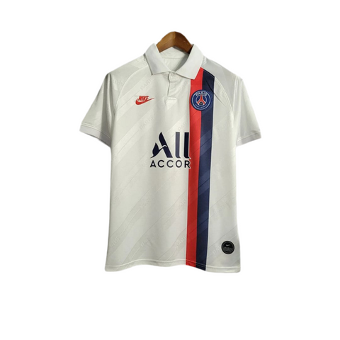 Paris Saint Germain ( PSG ) - Maillot Rétro 19/20 - Blanc
