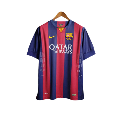 FC Barcelone - Maillot Rétro 14/15 - Bleu, Rouge