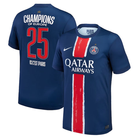 Maillot Collector Domicile Stadium PSG 24/25 - Champions of Europe 2025